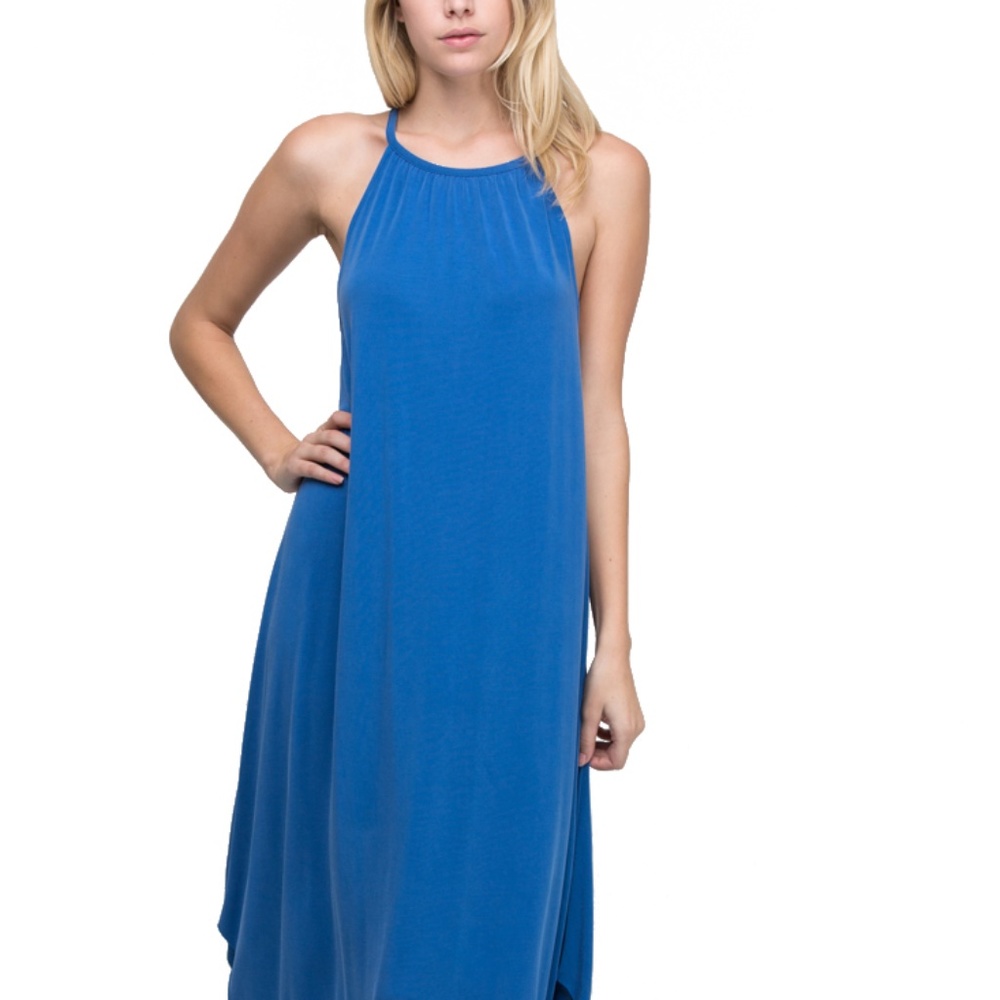 New Halter Maxi Dress Two Colours